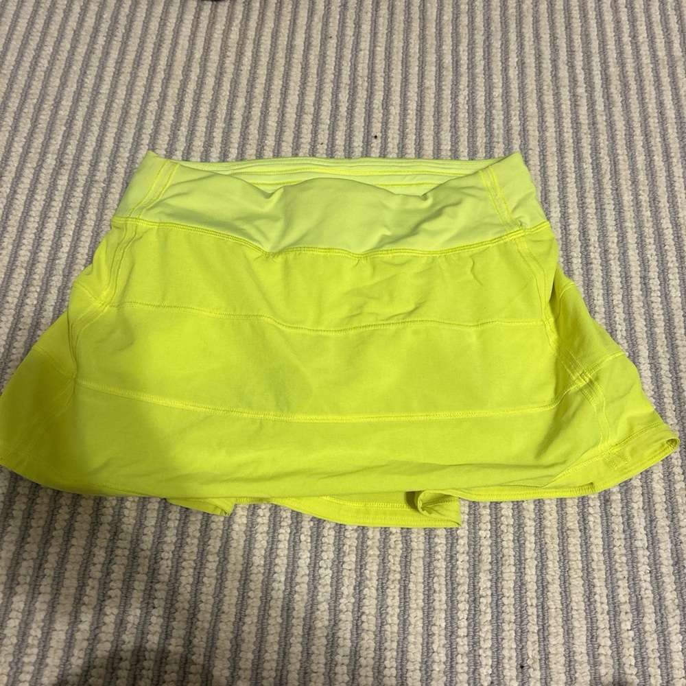 Lululemon Bright Yellow Athletic Skort
